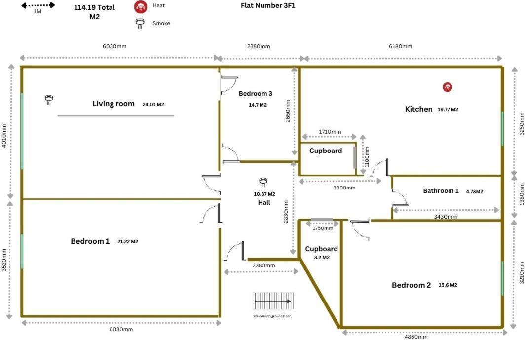 3 Bed Overlooking Meadows Park Единбург Екстер'єр фото